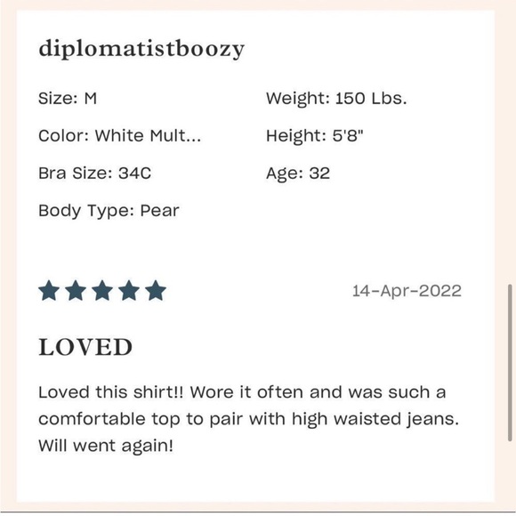 ANTHROPOLOGIE Floral V Neck ruched knit top size M - Picture 9 of 16